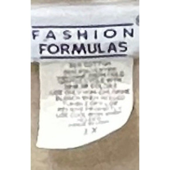 Vintage Womens Cardigan Beige Long Sleeve Open Front Plus 1X Fashion Formula - Picture 4 of 5